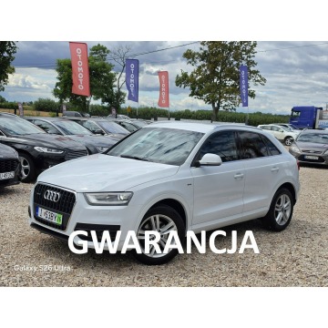 Audi Q3 - 2.0TFSI#170KM#S-Line#Ledy#Bixenon#Skóry#Climatr#Navi#Gwarancja#Perła!!
