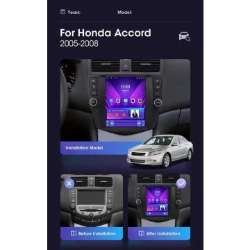 Radio android Honda Accord 7 tesla bluetooth gps... - Radioodtwarzacze - Ożarowice - zdjęcie 3