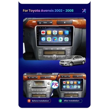 Radio android Toyota Avensis T25 wifi bluetooth... - Radioodtwarzacze - Ożarowice - zdjęcie 2