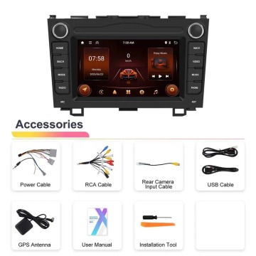 Radio android Honda CRV gps wifi - Radioodtwarzacze - Ożarowice - zdjęcie 2