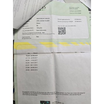 Opel Zafira  Minivan/Van 2015,  1.6 diesel - Na sprzedaż za 27 700 zł - Limanowa - zdjęcie 11