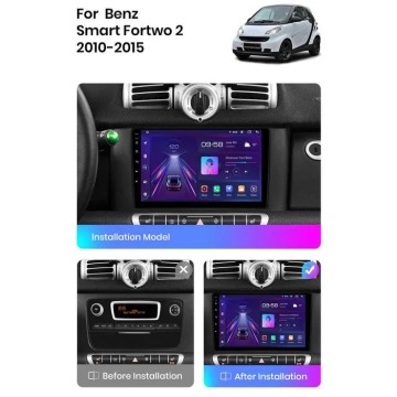 Radio android Smart ForTwo gps wifi bluetooth - Radioodtwarzacze - Ożarowice - zdjęcie 3