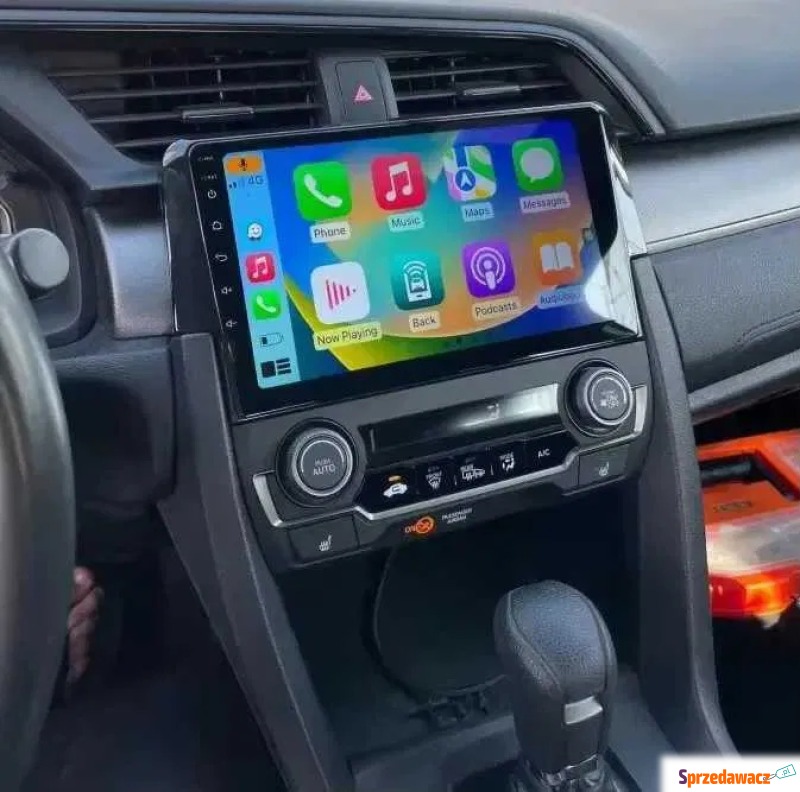Radio android Honda Civic gps wifi bluetooth - Radioodtwarzacze - Ożarowice