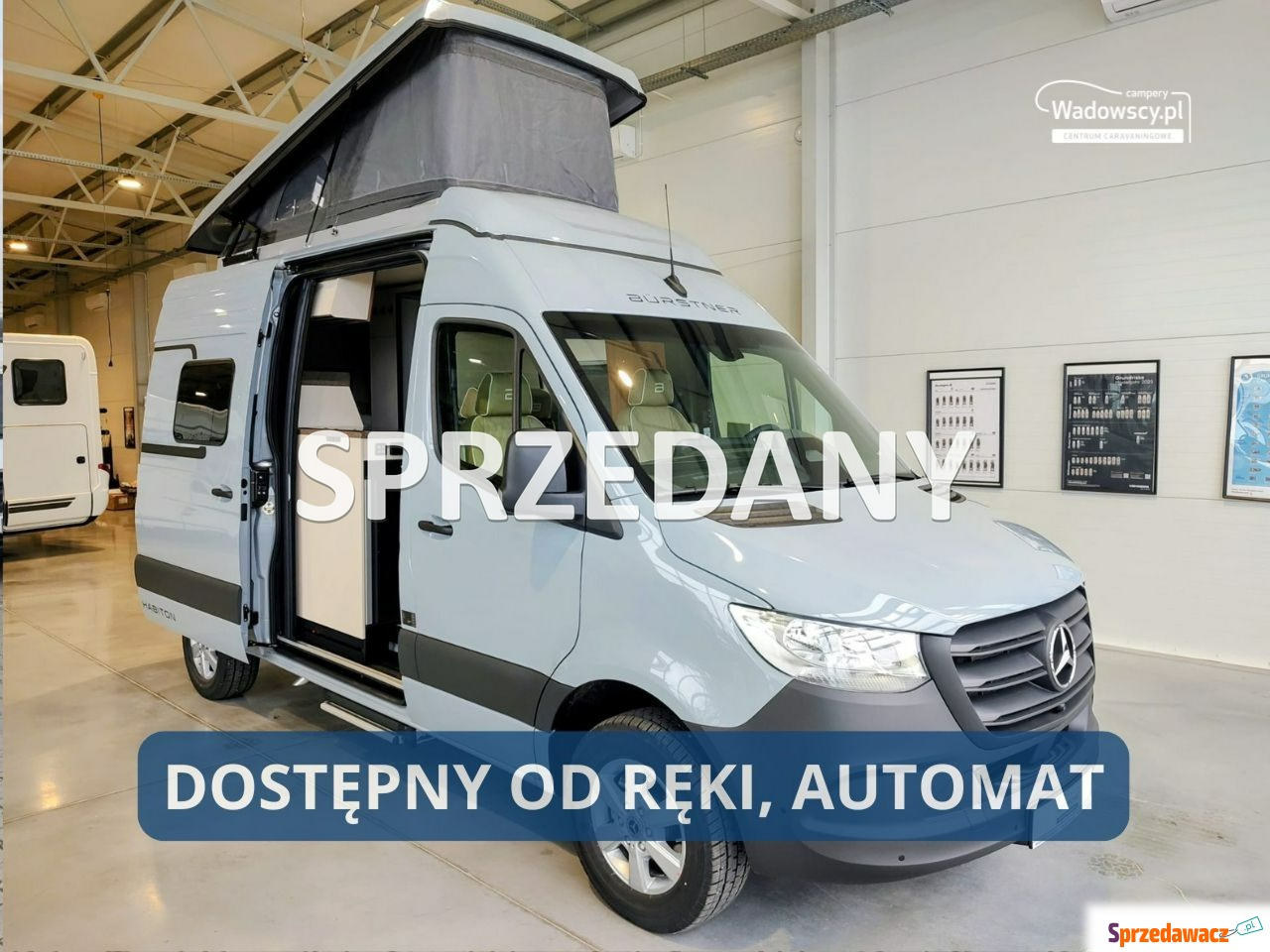 Komfortowy campervan Mercedesa...