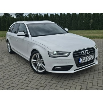 Audi A4 - 2,0TDI Ledy.Xenony.Serwis.Navigacja.S-Line.Pół-Skóry.Panorama Dach.