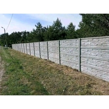 Ogrodzenia betonowe - Piloty, zamki, karty - Budziszewice - zdjęcie 2