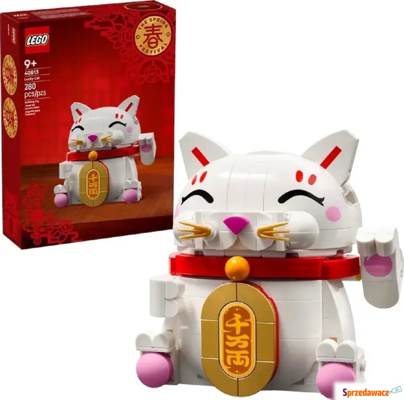 Klocki konstrukcyjne LEGO 40813 Japoński kot... - Klocki - Łódź
