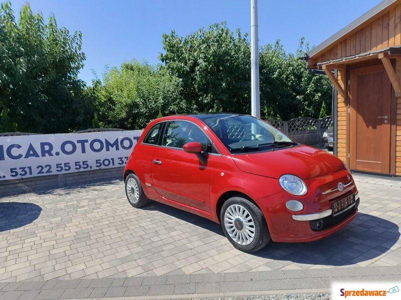 Fiat 500 2008,  1.2 benzyna - Na sprzedaż za 16 900 zł - Twardów