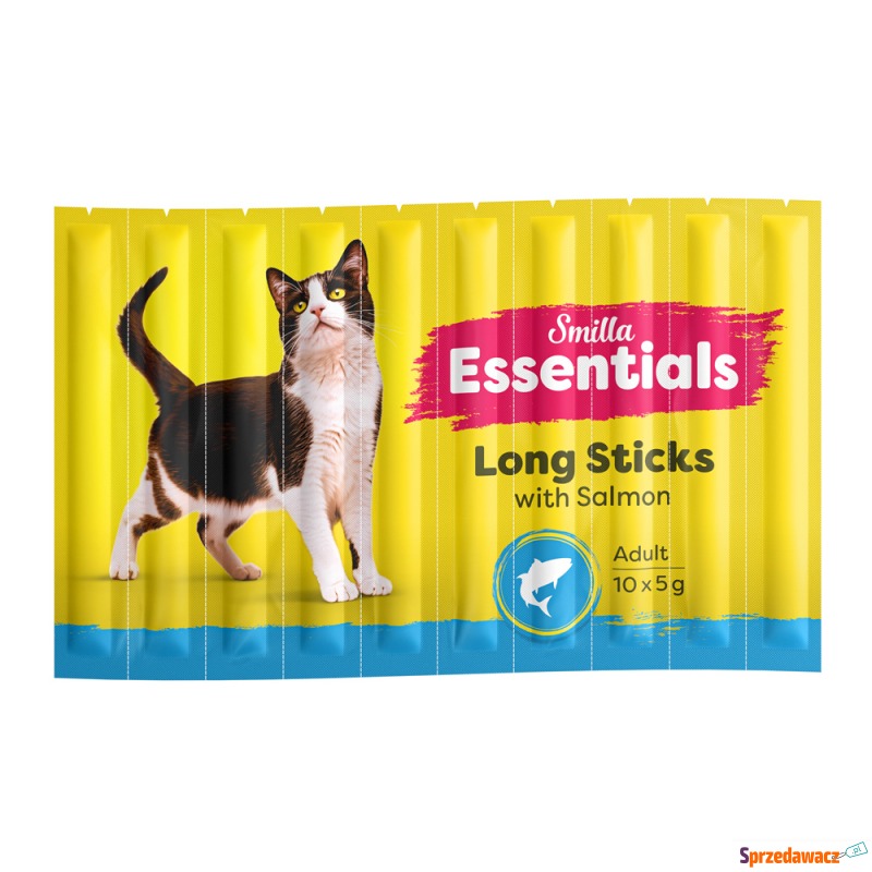Smilla Essentials Long Sticks - Łosoś (10 x 5... - Przysmaki dla kotów - Wodzisław Śląski