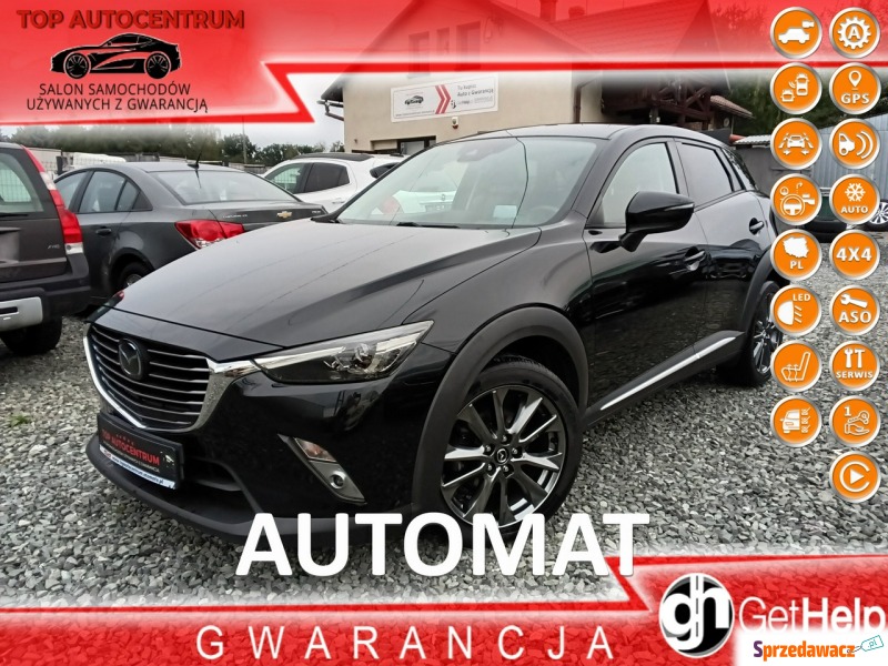 Mazda CX-3  SUV 2017,  2.0 benzyna, automat - Na sprzedaż za 64 500 zł - Pogwizdów