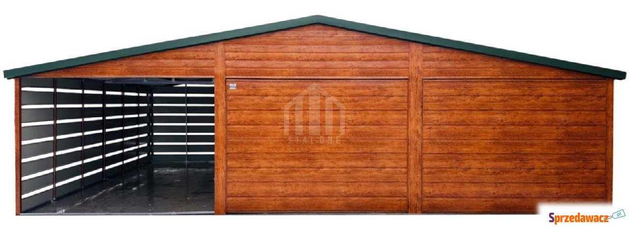 Garaż blaszany 6x6 + wiata 3m 2x...