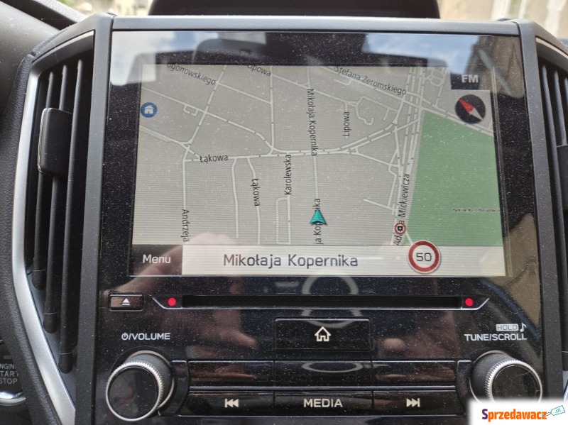 Aktualizacja map Subaru Starlink...