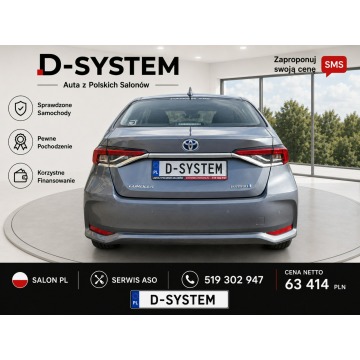 Toyota Corolla  Sedan/Limuzyna 2022,  1.8 hybryda, automat - Na sprzedaż za 63 414 zł - Białystok - zdjęcie 10