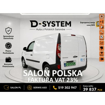 22r Renault Kangoo Z.E 33 kWh Z.E Salon Polska Bezwypadkowy Kangoo Z.E