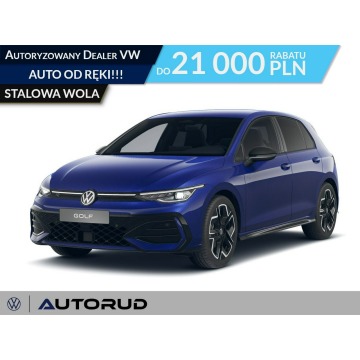 Volkswagen Golf - R-Line Plus 1.5eTSI mHEV 150KM automat DSG Pakiet Zimowy Koło zapasowe