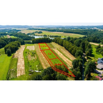 Działka nad zalewem w Skrzyszowie 9 ar cena 129000