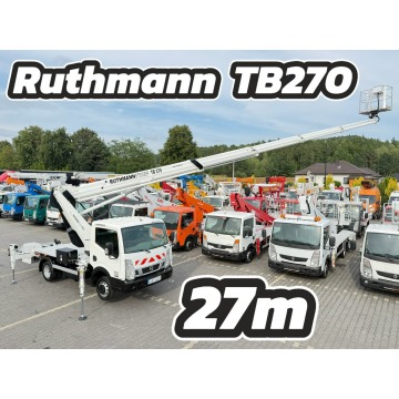Nissan Cabstar - Podnośnik Koszowy 27m RUTHMANN TB 270 Zwyżka UDT Wumag GSR P7