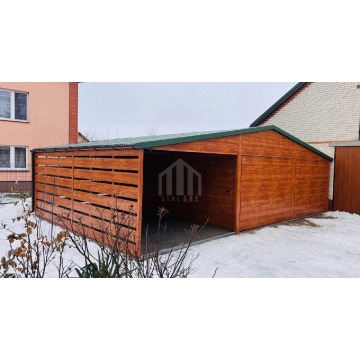 Garaż blaszany 6x6 + wiata 3m 2x brama uchylna... - Garaże i wiaty - Gorzów Wielkopolski - zdjęcie 4