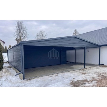 Garaż blaszany 6x6 m + 2x wiata brama segmentowa... - Garaże i wiaty - Rawa Mazowiecka - zdjęcie 3