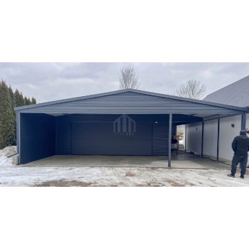 Garaż blaszany 6x6 m + 2x wiata brama segmentowa... - Garaże i wiaty - Rawa Mazowiecka - zdjęcie 2