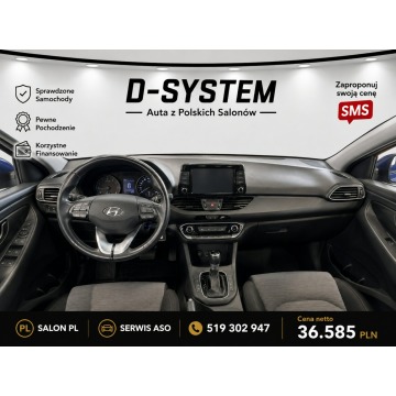 Hyundai i30  Hatchback 2019,  1.6 diesel, automat - Na sprzedaż za 36 585 zł - Białystok - zdjęcie 6
