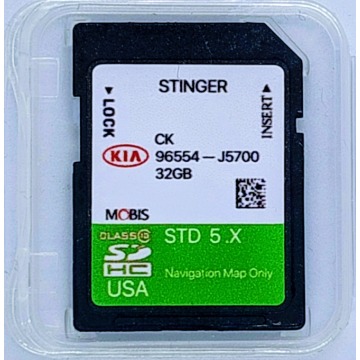 Aktualizacja map KIA Stinger Gen 5 USA 2026