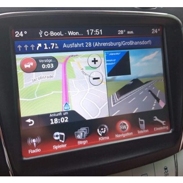 Aktualizacja map uConnect 8.4N Fiat Freemont EU 2027.20