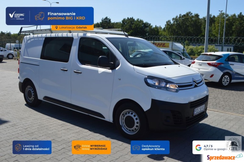 Citroen Jumpy 2020 diesel - Na sprzedaż za 60 147 zł - Gdańsk