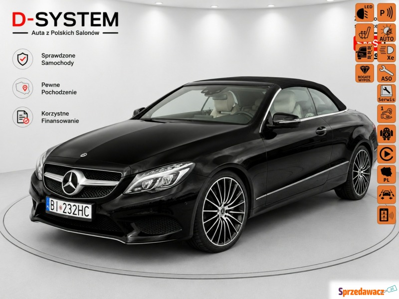 Mercedes - Benz E-klasa  Kabriolet 2014,  3.0 diesel, automat - Na sprzedaż za 60 000 zł - Białystok