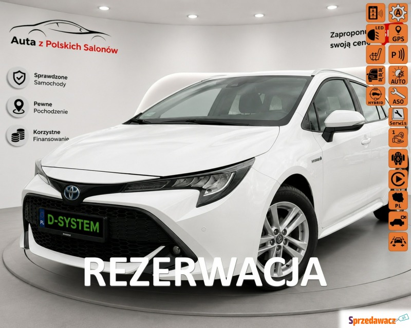 Toyota Corolla  Kombi 2021,  1.8 hybryda, automat - Na sprzedaż za 57 777 zł - Białystok