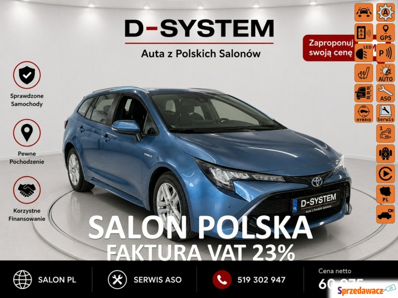 Toyota Corolla  Kombi 2021,  1.8 hybryda, automat - Na sprzedaż za 60 975 zł - Białystok