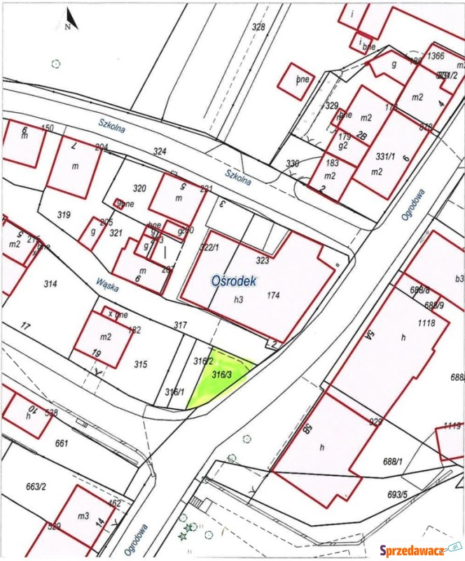 Działka budowlana na sprzedaż, 73m², Kraśnik,... - Działki na sprzedaż - Kraśnik