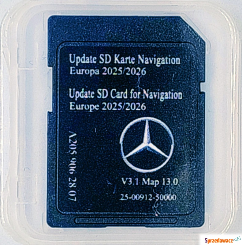 Aktualizacja map Mercedes Audio 20 NTG 5.5 V13... - Akcesoria GPS - Sandomierz