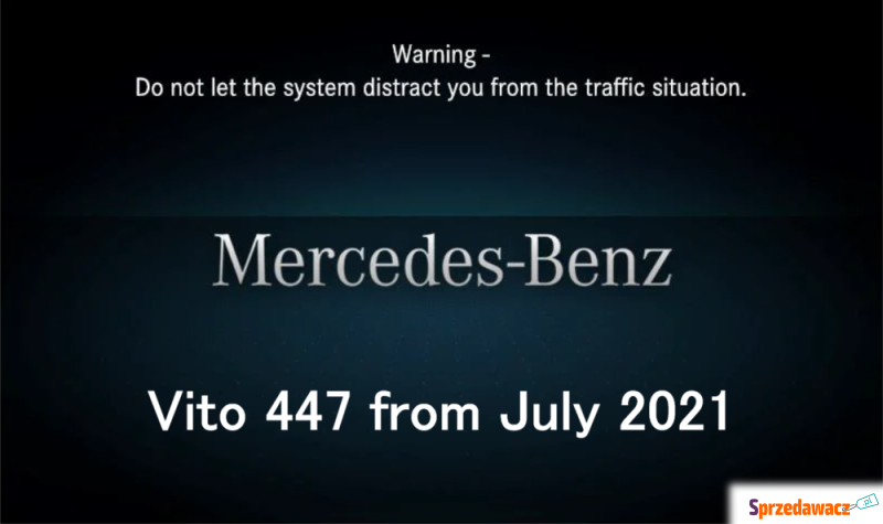 Aktualizacja map Mercedes Vito...