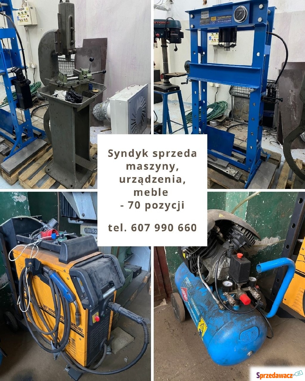 Syndyk sprzeda maszyny i urząd...