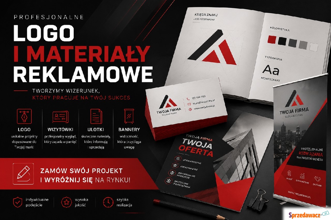 Logo i materiały reklamowe dla...