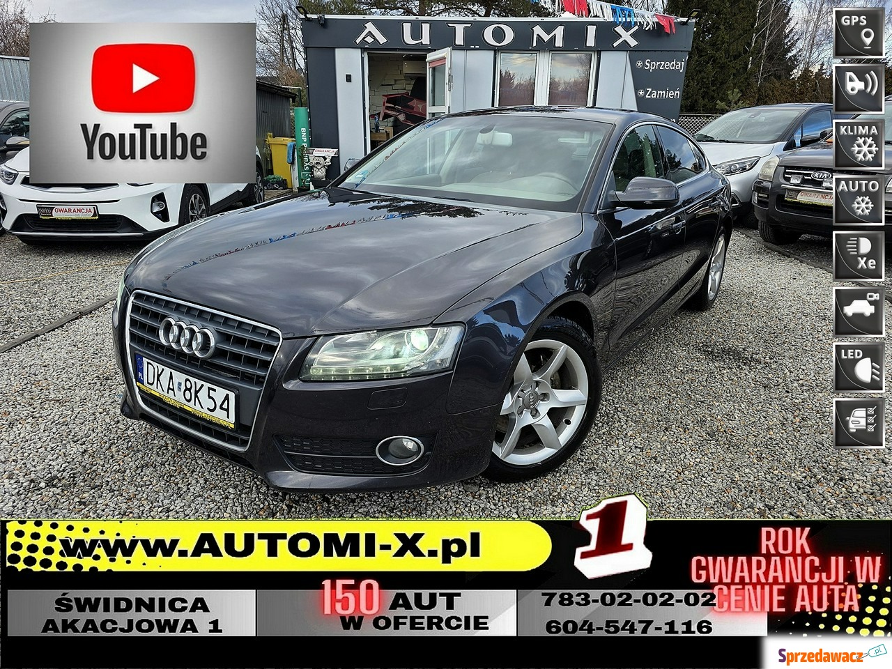 Audi A5 - 2,0 benz, 211KM MANUAL!...