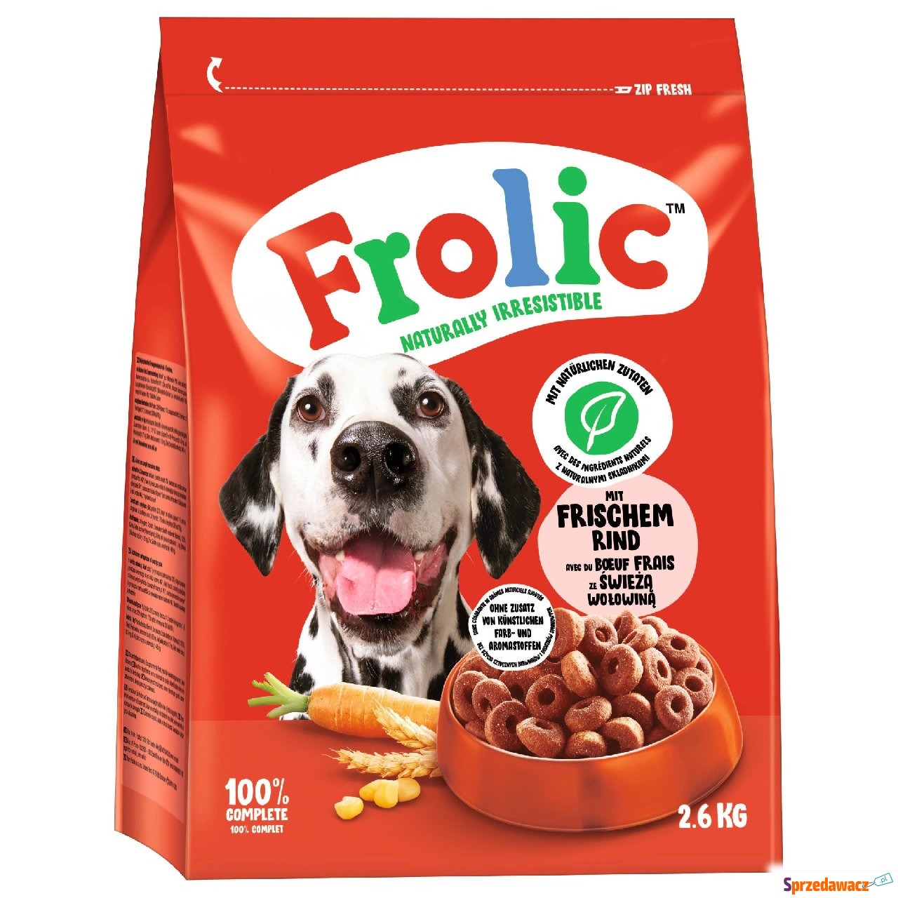 Frolic z wołowiną, marchwią i...
