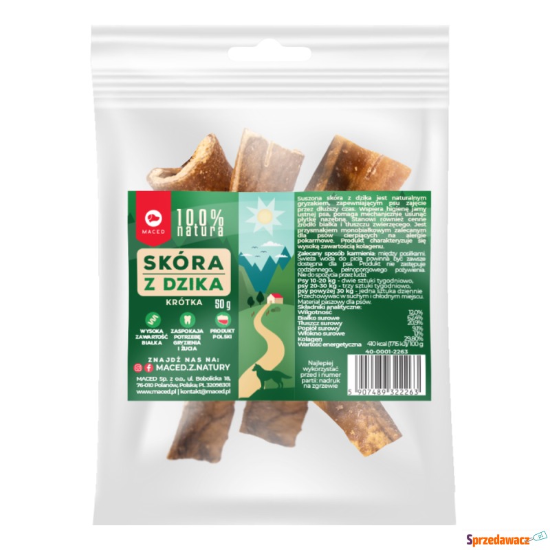 Maced, skóra z dzika - 50 g (ok....