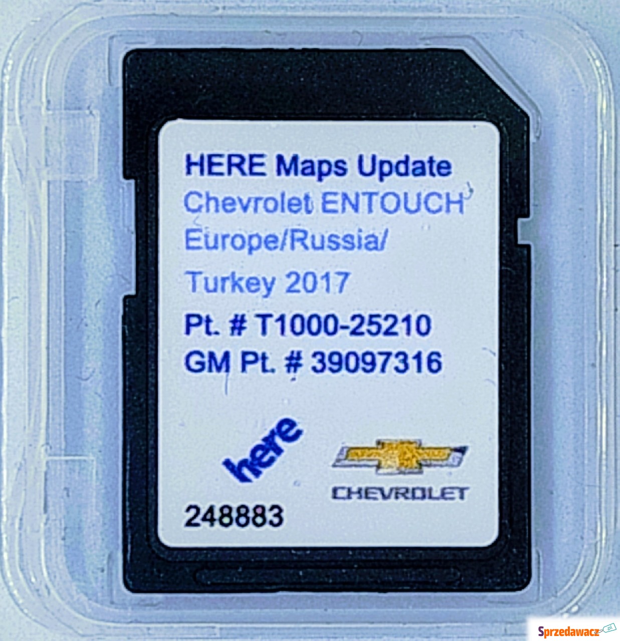 Aktualizacja map Chevrolet EnTouch...