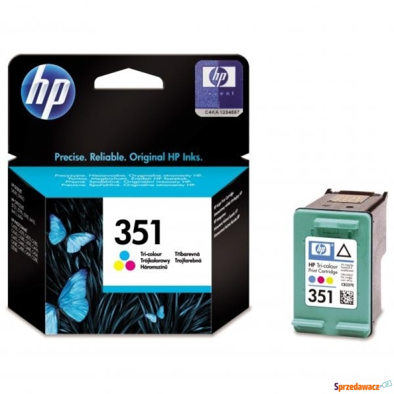 Oryginalny tusz HP 351 trójkol...