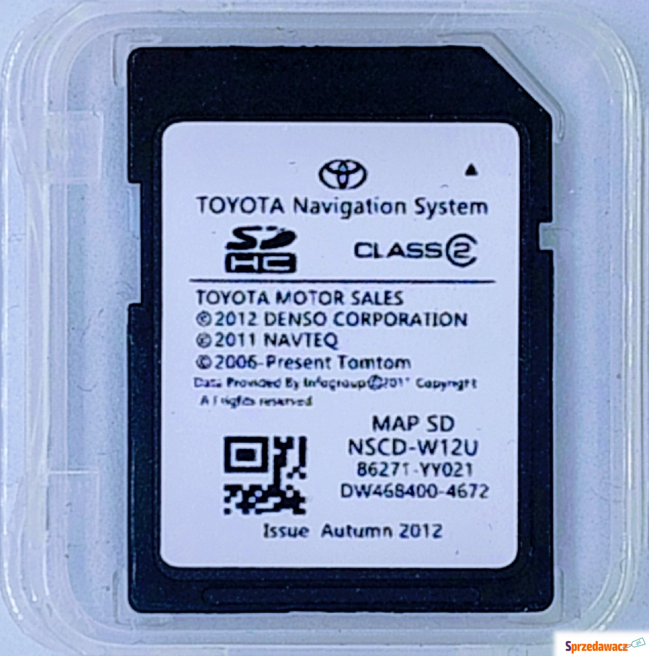 Aktualizacja map Toyota Denso EU