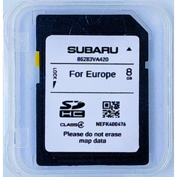 Aktualizacja map Subaru Starlink Gen 1 EU