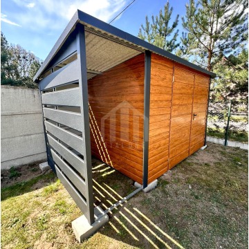 Schowek domek ogrodowy 3x3 m + wiata 1x3 m brama... - Altany, domki, namioty - Olsztyn - zdjęcie 3
