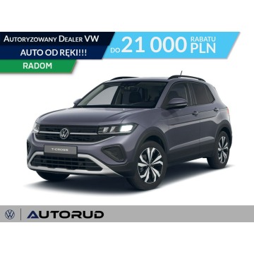 Volkswagen T-Cross  SUV 2026,  1.0 benzyna, automat - Na sprzedaż za 106 910 zł - Radom - zdjęcie 1