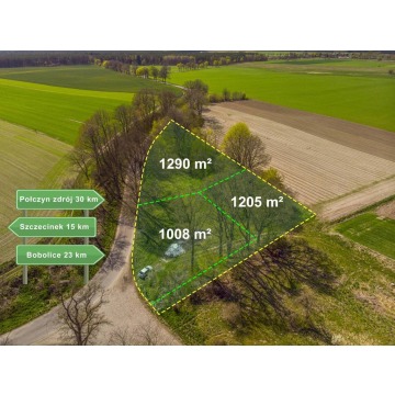 Działka budowlana na sprzedaż, 1200m², Grzmiąca