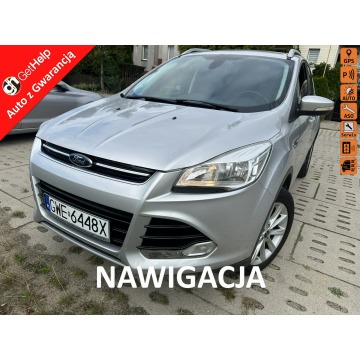 Ford Kuga - Titanium, mocny Diesel, parktronk, nawigacja,hak, hands free,pół skóry