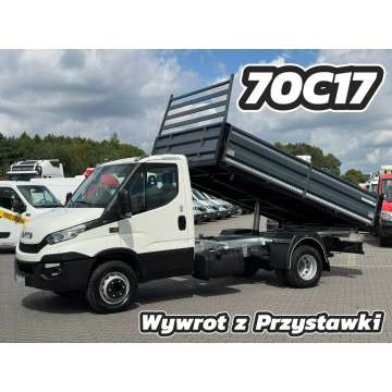Iveco Daily 70C17 Wywrotka 3-stronna z Przystawki Nowa Zabudowa - Ład-4050kg DMC-7000kg UNIKAT STAN 