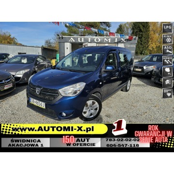 Dacia Dokker - 1,6/102KM LPG!Salon Pl ,Klima,Hak 5 os ! GWARANCJA/ZAMIANA-automi-x.pl
