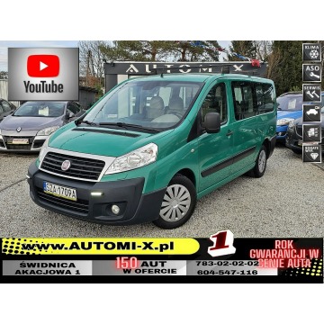 Fiat Scudo - LONG!!  2,0HDI 120KM drzwi rozsuw ,Panorama,!9Os GWARANCJA/ZAMIANA